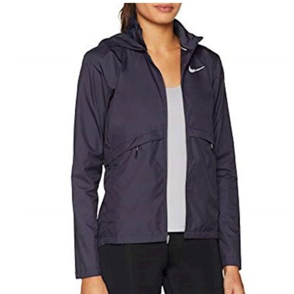 essential hooded running jacket